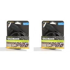 World and Main-Exclusives WordLock WLX Hex MatchKey Cable Bike Lock  Black  8mm/5-Feet 2pack - B07BVZ1G9V